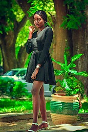 Negesa is an upcoming Kenyan model based in Mombasa. She owns a great personality that creates an atmosphere that makes it easy to work with