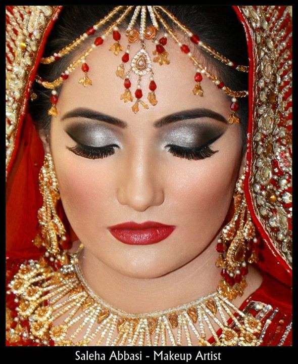 Saleha Abbasi makeup artist. makeup by makeup artist Saleha Abbasi. Photo #47828
