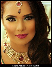 Saleha Abbasi makeup artist. makeup by makeup artist Saleha Abbasi. Photo #47927