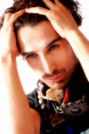 Sarhan Khan model & actor. Photoshoot of model Sarhan Khan demonstrating Face Modeling.Face Modeling Photo #222220