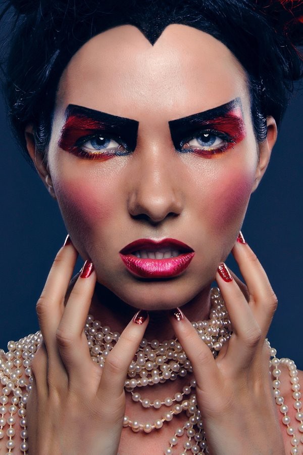 Sha Shamsi makeup artist. Work by makeup artist Sha Shamsi demonstrating Creative Makeup.Creative Makeup Photo #71988