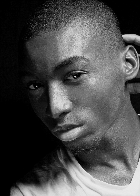 Solomon Tega model (модель). Photoshoot of model Solomon Tega demonstrating Face Modeling.Face Modeling Photo #70970