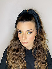 Sophie Dimopoulou model (μοντέλο). Photoshoot of model Sophie Dimopoulou demonstrating Face Modeling.MUA: Maria GatzopoulouFace Modeling Photo #229637