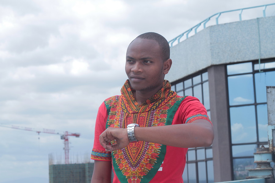 Stephen Kingiri model. Photoshoot of model Stephen Kingiri demonstrating Face Modeling.top of nairobi viewpark towers.......photo by @Rydah African aftermath kenyaSwimwear,FantasyFashion Photography,Face Modeling,Commercial Makeup Photo #182138