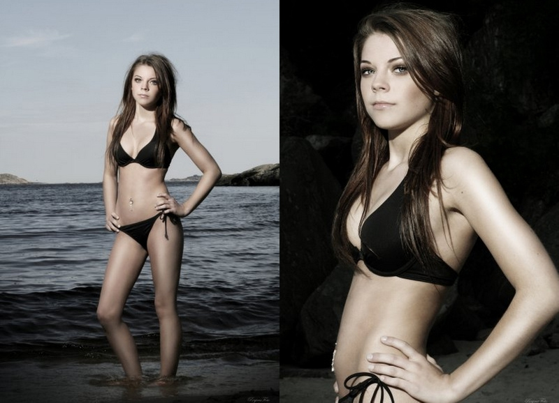 Stina Bakken model (modell). Photoshoot of model Stina Bakken demonstrating Body Modeling.Body Modeling Photo #93055