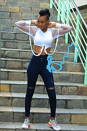 Sunny Malebe model. Photoshoot of model Sunny Malebe demonstrating Fashion Modeling.Fashion Modeling Photo #244780