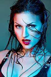 Susanna Andersen model. Photoshoot of model Susanna Andersen demonstrating Face Modeling.Face Modeling Photo #98484
