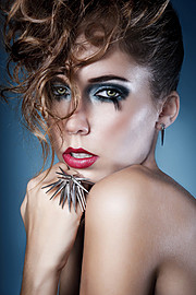 Talisa Loup model. Photoshoot of model Talisa Loup demonstrating Face Modeling.Face Modeling Photo #116862