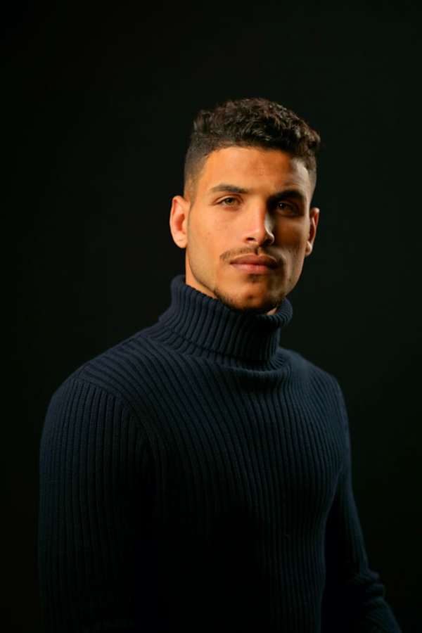 Tarek Tawfek model. Photoshoot of model Tarek Tawfek demonstrating Face Modeling.Face Modeling Photo #232942