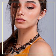 Thowyba Elboraay model. Photoshoot of model Thowyba Elboraay demonstrating Face Modeling.Face Modeling Photo #202559