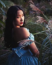 Tiffany Zhou model & actress. Photoshoot of model Tiffany Zhou demonstrating Fashion Modeling.Fashion Modeling Photo #173380