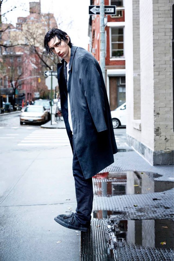 Total Management New York City creative artist agency. casting by modeling agency Total Management New York City.Theo Wenner shoots Adam Driver for Rolling Stone January 2014 issue Photo #60953