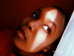 Triza Kamutu model. Photoshoot of model Triza Kamutu demonstrating Face Modeling.Face Modeling Photo #226531