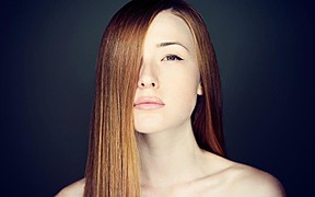 Valeria Gurevich model. Photoshoot of model Valeria Gurevich demonstrating Face Modeling.Face Modeling Photo #126229