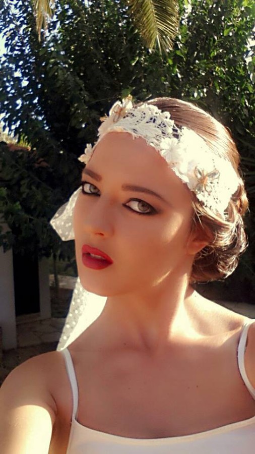 Valeria Kameri model. Photoshoot of model Valeria Kameri demonstrating Face Modeling.Face Modeling Photo #144914