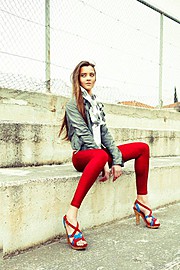 Valeria Kameri model. Photoshoot of model Valeria Kameri demonstrating Fashion Modeling.Fashion Modeling Photo #144924