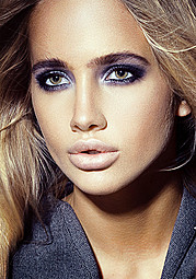 Valeria Sokolova model. Photoshoot of model Valeria Sokolova demonstrating Face Modeling.Face Modeling Photo #139958