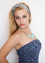 Venetia Psomiadou (Βενετία Ψωμιάδου) model & actress. Photoshoot of model Venetia Psomiadou demonstrating Face Modeling.Face Modeling Photo #198620
