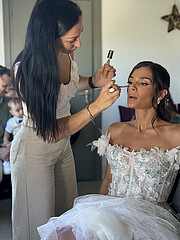 Vicky Chalou makeup artist (Βίκυ Χαλού μακιγιέρ). Work by makeup artist Vicky Chalou demonstrating Bridal Makeup.Bridal Makeup Photo #247214