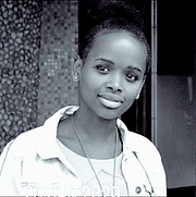 Violet Mbogho model. Photoshoot of model Violet Mbogho demonstrating Face Modeling.Face Modeling Photo #218686