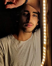 Walid Salman model. Photoshoot of model Walid Salman demonstrating Face Modeling.Face Modeling Photo #231366