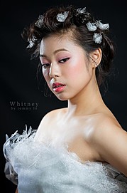 Whitney Chase model. Photoshoot of model Whitney Chase demonstrating Face Modeling.Face Modeling Photo #172282
