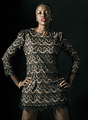Winnie Wanja model. Winnie Wanja demonstrating Fashion Modeling, in a photoshoot by Steven Kitoto.photographer: Steven KitotoFashion Modeling Photo #176891