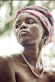 Winnie Wanja model. Photoshoot of model Winnie Wanja demonstrating Face Modeling.Face Modeling Photo #174752
