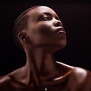 Winnie Wanja model. Photoshoot of model Winnie Wanja demonstrating Face Modeling.Face Modeling Photo #176626