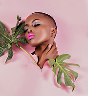 Winnie Wanja model. Photoshoot of model Winnie Wanja demonstrating Face Modeling.Urban Visuals Studio PhotographyFace Modeling Photo #195411