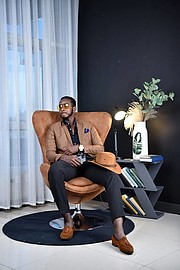 Yahya Abdi Yussuf model. Photoshoot of model Yahya Abdi Yussuf demonstrating Fashion Modeling.Fashion Modeling Photo #226637