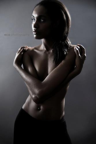 Yonique Myrie model. Photoshoot of model Yonique Myrie demonstrating Body Modeling.Body Modeling Photo #68357