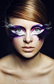Yulia Bukreeva makeup artist (Юля Букреева визажист). makeup by makeup artist Yulia Bukreeva.Eyebrow Extensions Photo #57550