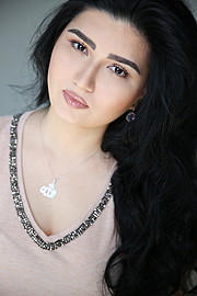 Zarina Rakhmatova model. Photoshoot of model Zarina Rakhmatova demonstrating Face Modeling.Face Modeling Photo #238750
