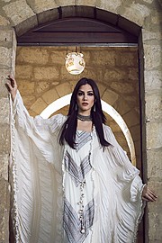 Zayneb Azzam model. Photoshoot of model Zayneb Azzam demonstrating Fashion Modeling.Fashion Modeling Photo #174464